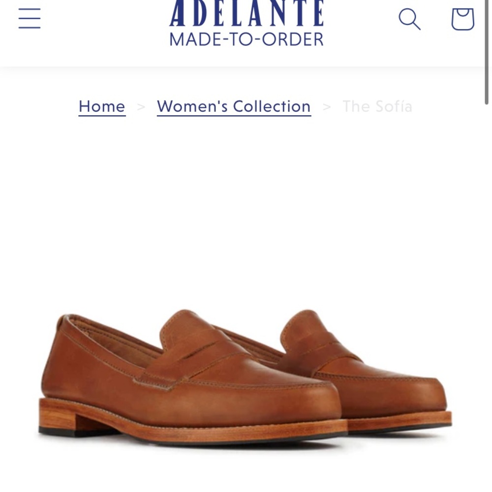 Adelante Women's Brown Leather Loafers